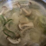 しめじと生姜の中華スープ